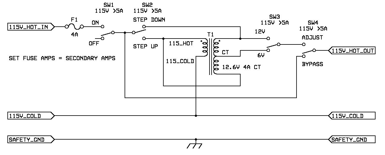 Adjustable Autoformer Schmatic